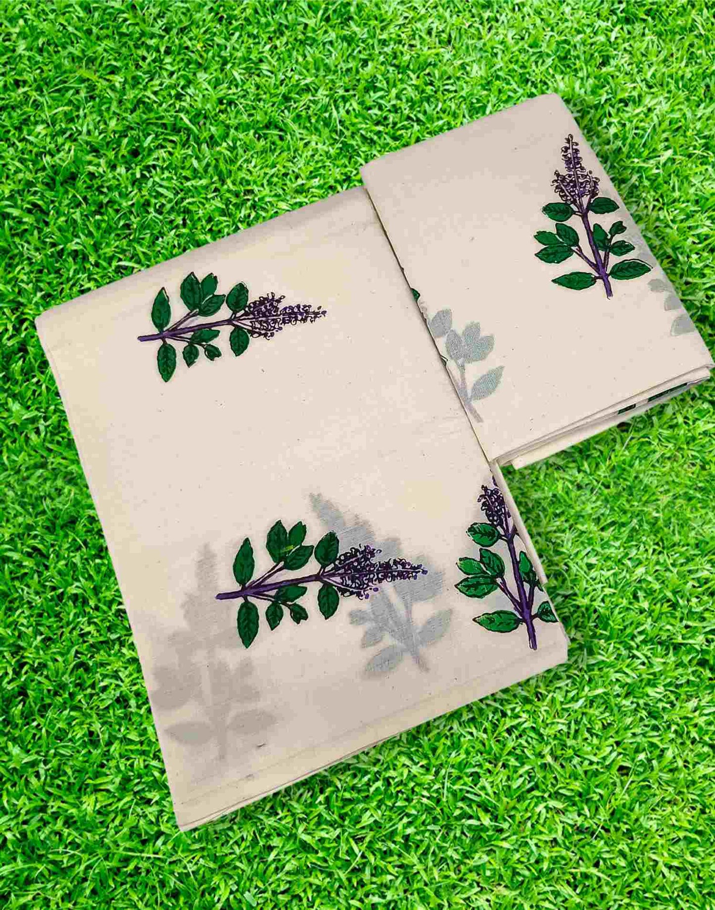 SET MUNDU TULSI PRINT E6477 170226SM - ELENTRA DESIGNS BY NIMI HEINS