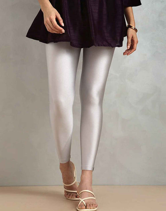 SHIMMER LEGGINGS TWIN BIRDS SILVER COIN E4436 080326LG - ELENTRA DESIGNS BY NIMI HEINS