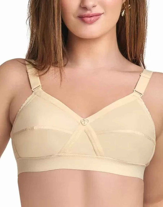 NON PADDED BRA RIZA KRUTHIKA PLAIN SKIN E6832 160326BR - ELENTRA DESIGNS BY NIMI HEINS