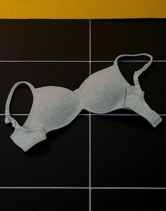 040725BR (E5256) JOCKEY NON-PADDED BRA - Gray