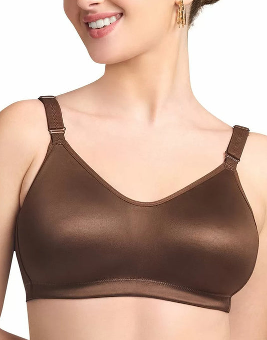 NON PADDED BRA RIZA SUPER FIT CHOCOLATE E6777 250226BR - ELENTRA DESIGNS BY NIMI HEINS