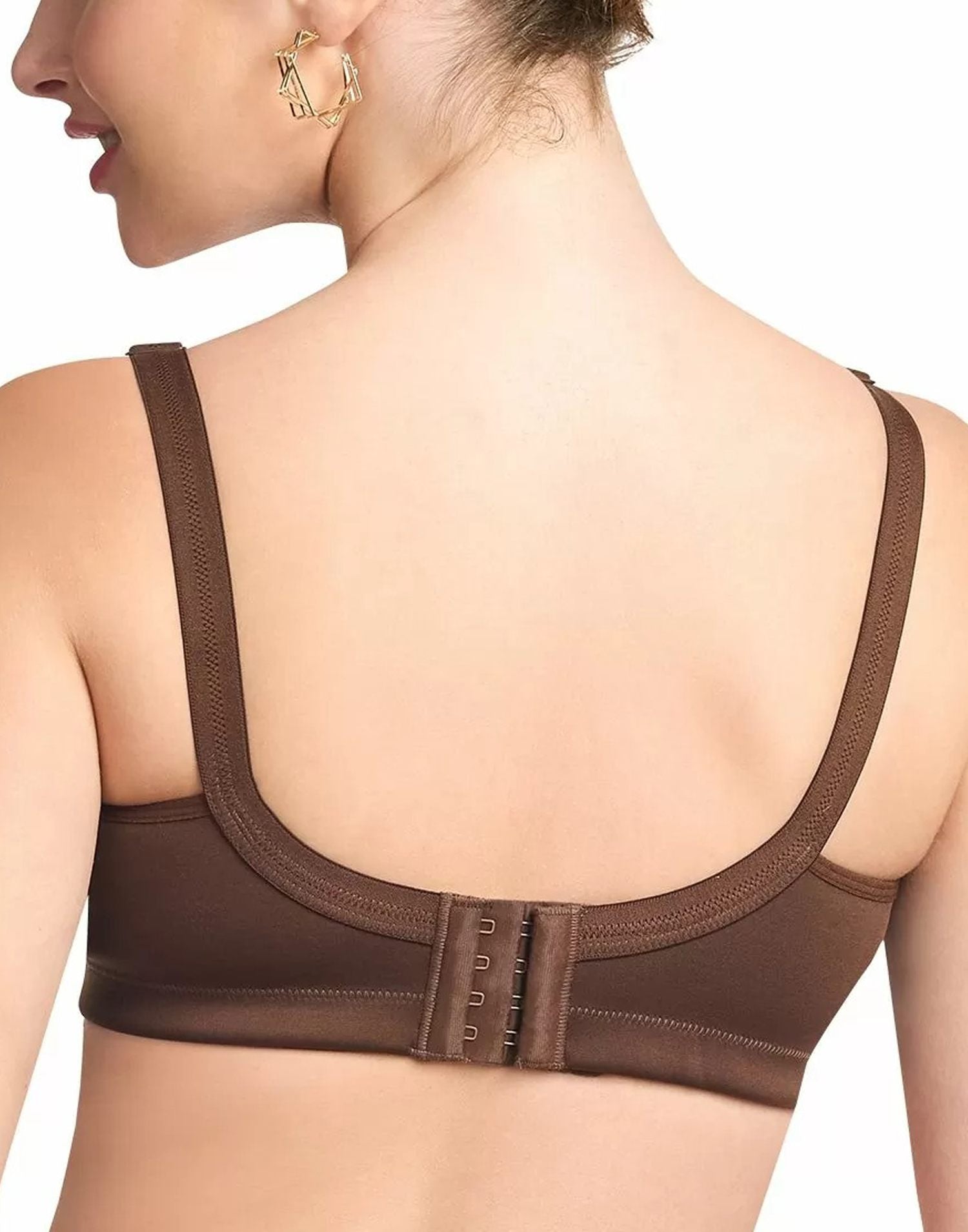 NON PADDED BRA RIZA SUPER FIT CHOCOLATE E6777 250226BR - ELENTRA DESIGNS BY NIMI HEINS