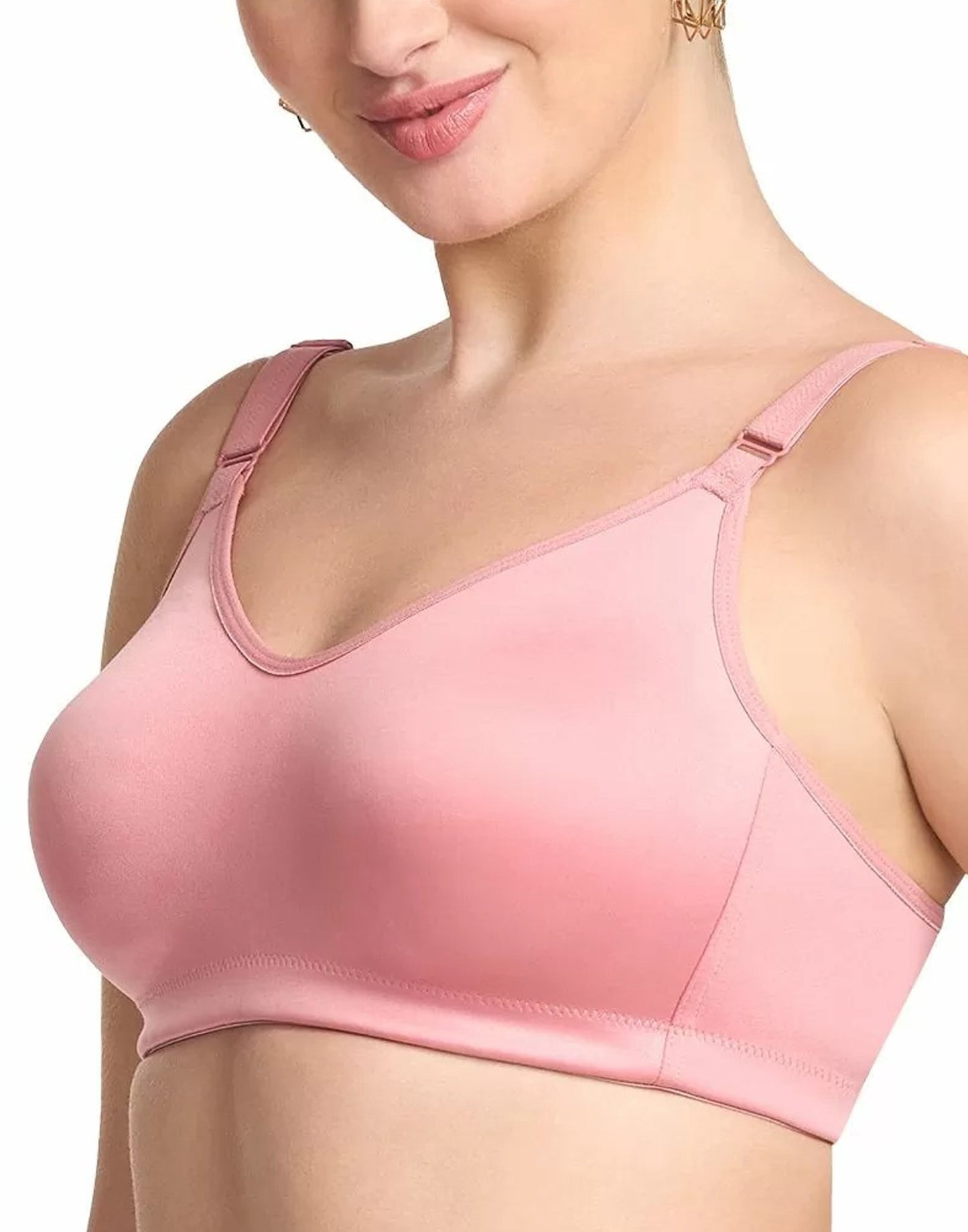 NON PADDED BRA RIZA SUPER FIT ROSE GOLD E6777 250226BR - ELENTRA DESIGNS BY NIMI HEINS