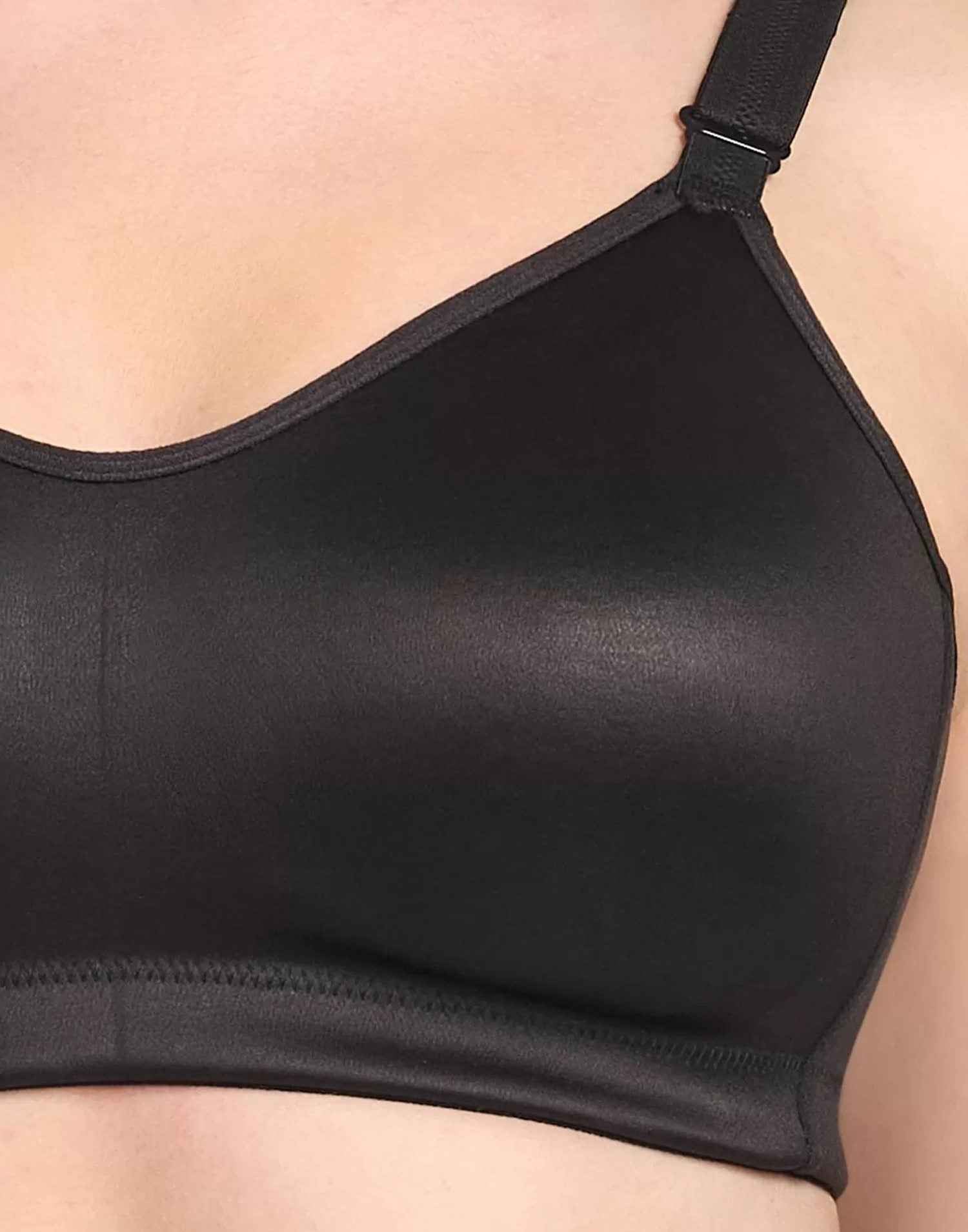 NON PADDED BRA RIZA SUPER FIT EBONY E6777 050326BR - ELENTRA DESIGNS BY NIMI HEINS