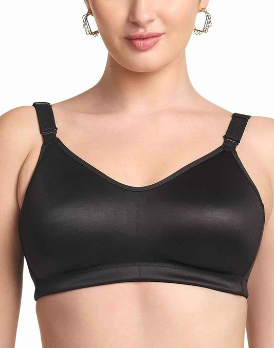 NON PADDED BRA RIZA SUPER FIT EBONY E6777 050326BR - ELENTRA DESIGNS BY NIMI HEINS