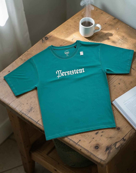 LADIES T-SHIRT DOWN SHOULDER DARK SEA GREEN E6266-67 110326LT