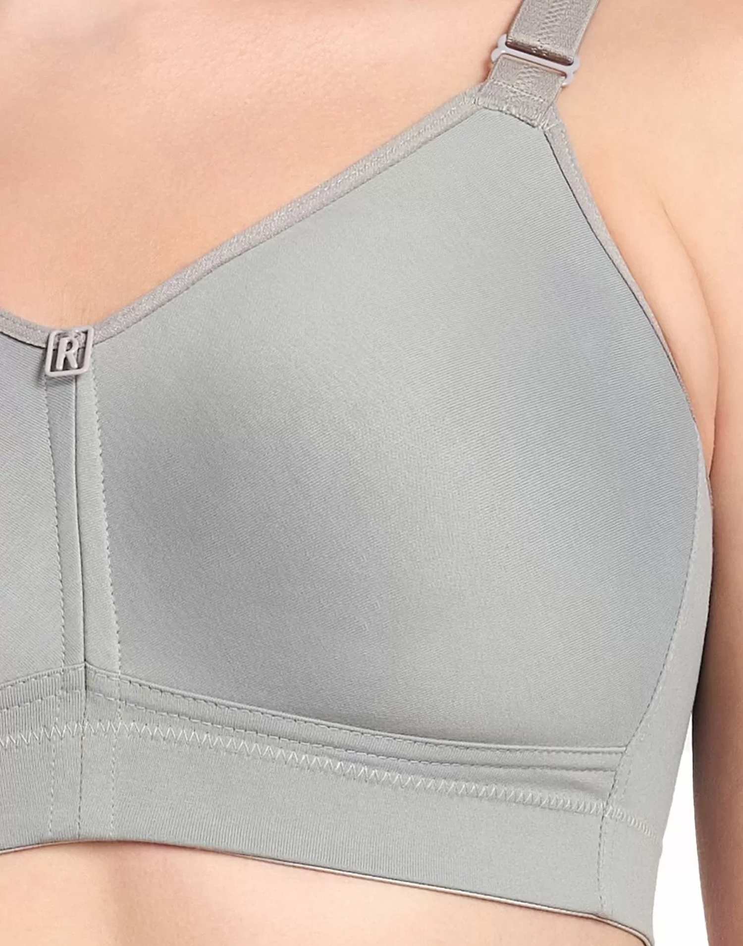NON PADDED BRA RIZA T FIT GRAY E6778 250226BR - ELENTRA DESIGNS BY NIMI HEINS