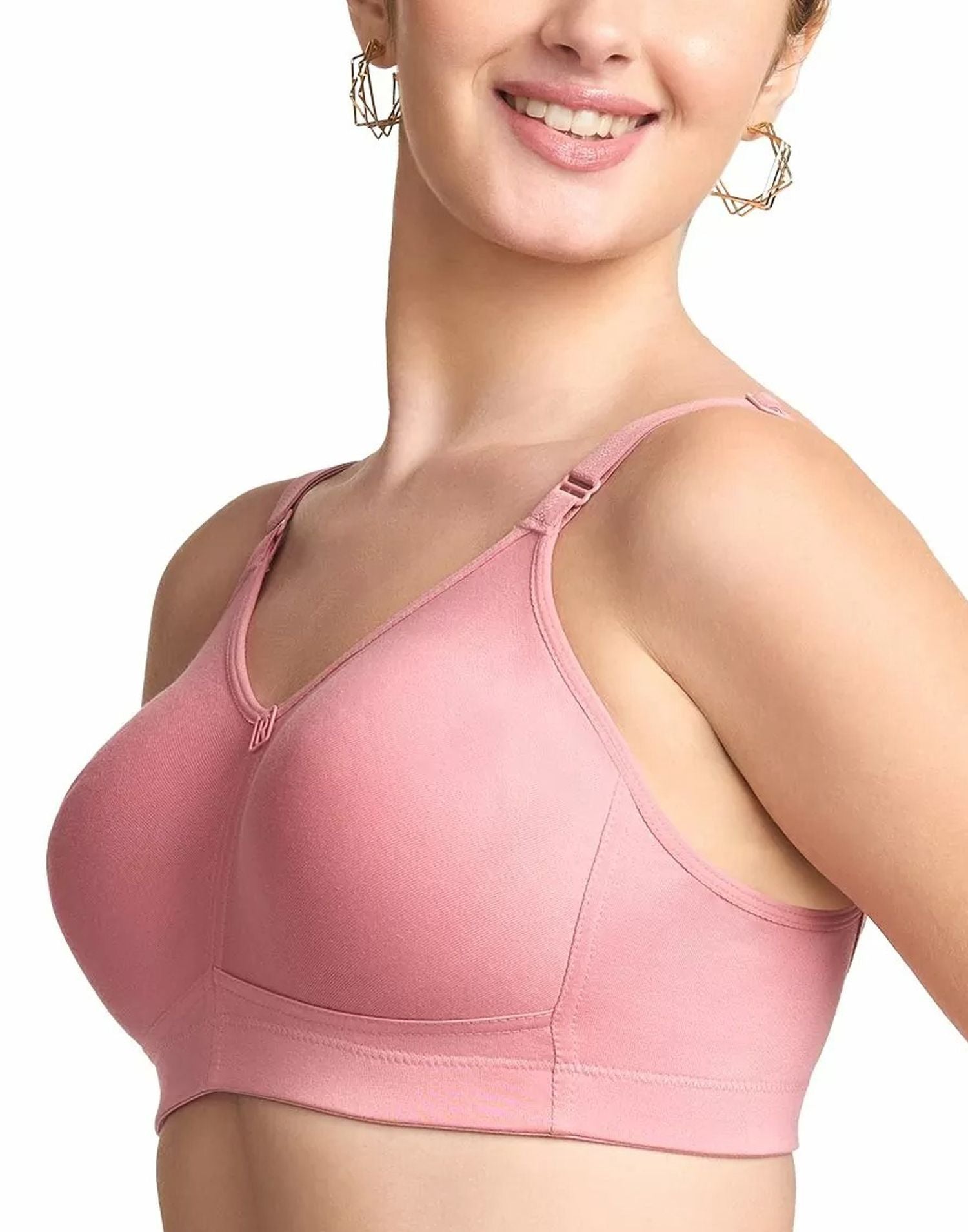 NON PADDED BRA RIZA T FIT ROSE GOLD E6778 250226BR - ELENTRA DESIGNS BY NIMI HEINS