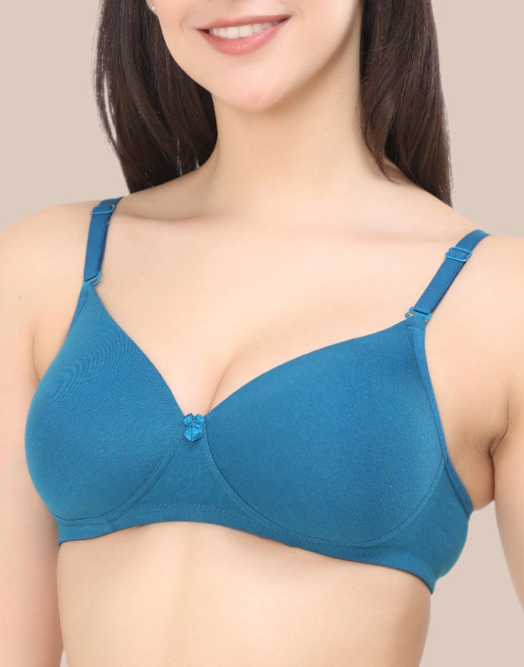 PADDED BRA VISMAY TEAL E4354 150525BR - ELENTRA DESIGNS BY NIMI HEINS