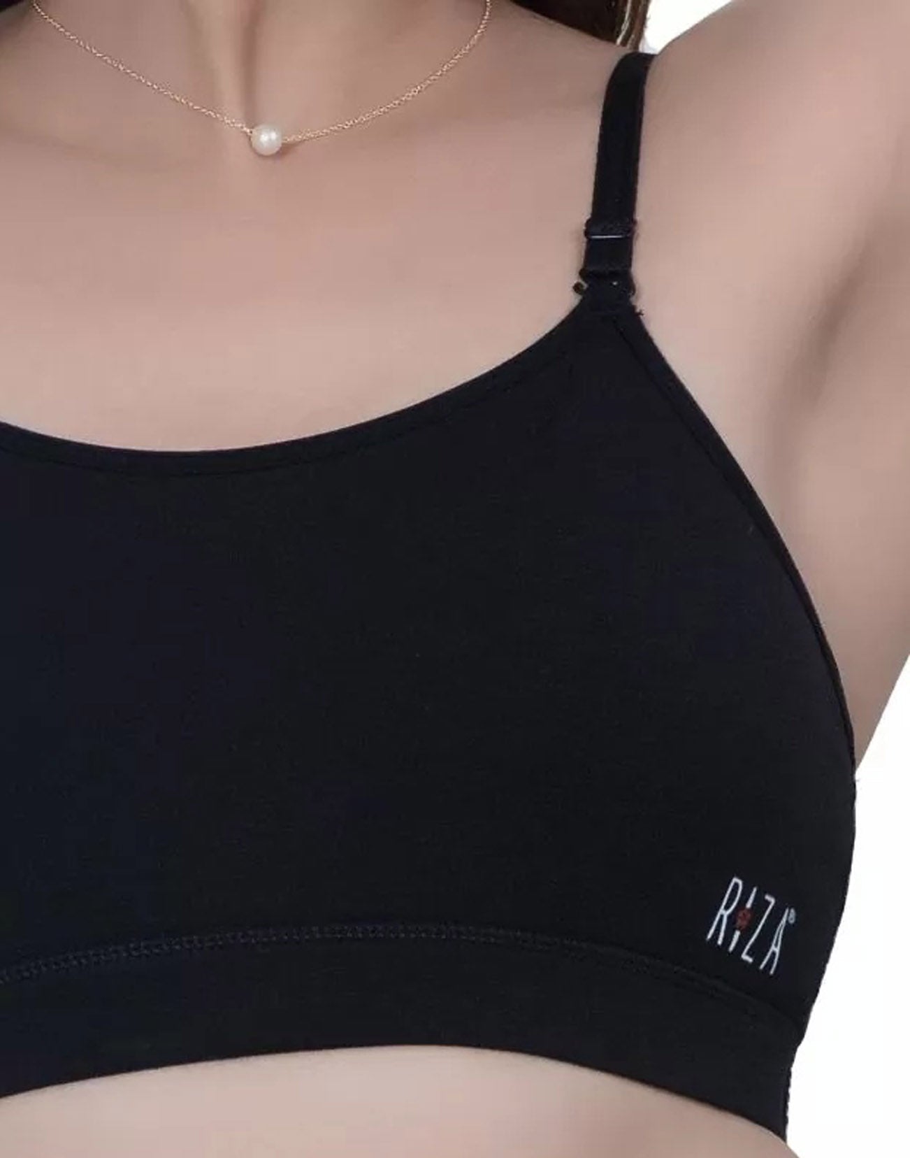 TEENAGER BRA RIZA TEEN 13 BLACK E6924 240426BR - ELENTRA DESIGNS BY NIMI HEINS