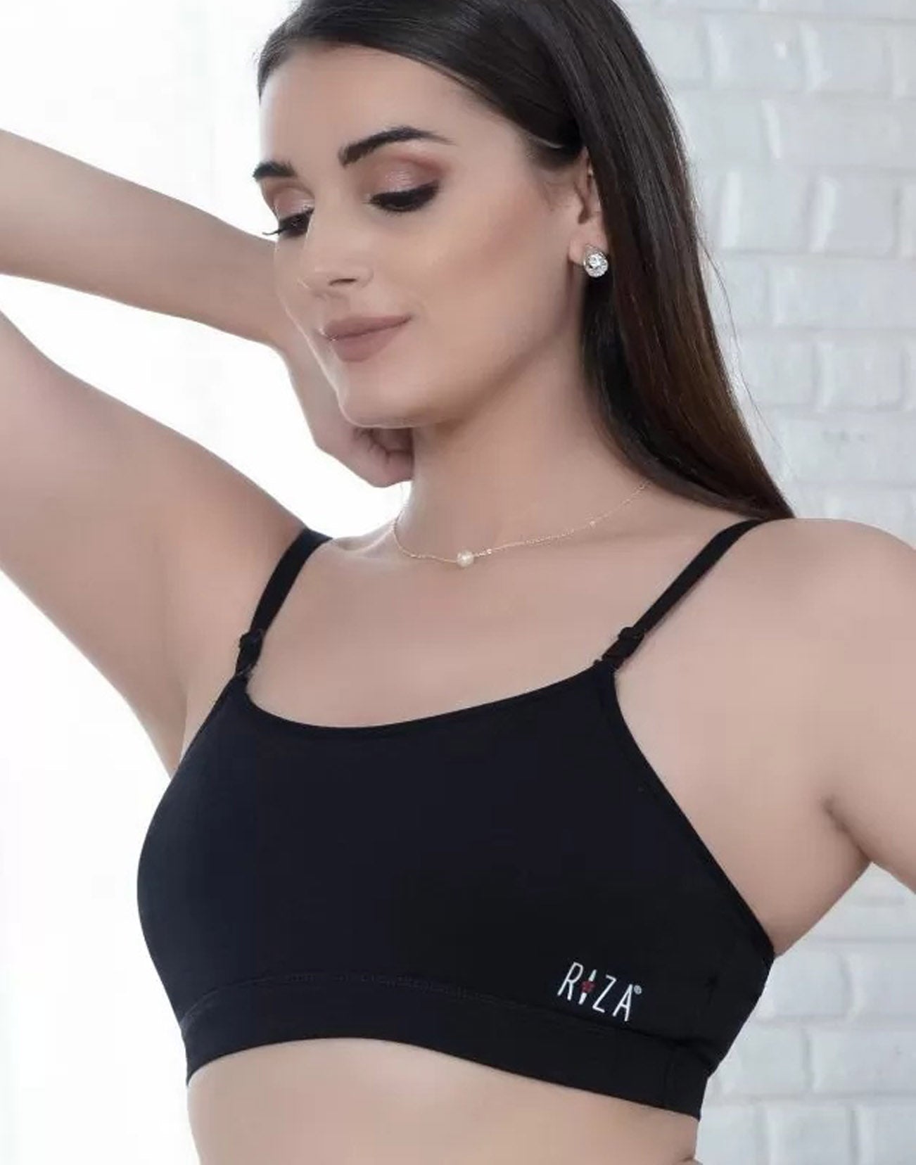 TEENAGER BRA RIZA TEEN 13 BLACK E6924 240426BR - ELENTRA DESIGNS BY NIMI HEINS