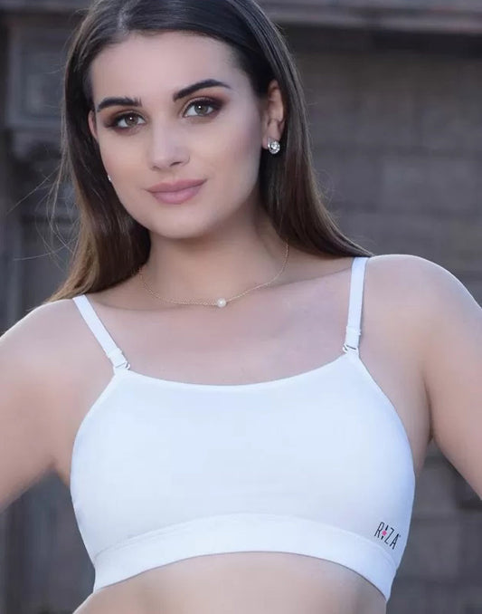 TEENAGER BRA RIZA TEEN 13 WHITE E6924 240426BR - ELENTRA DESIGNS BY NIMI HEINS