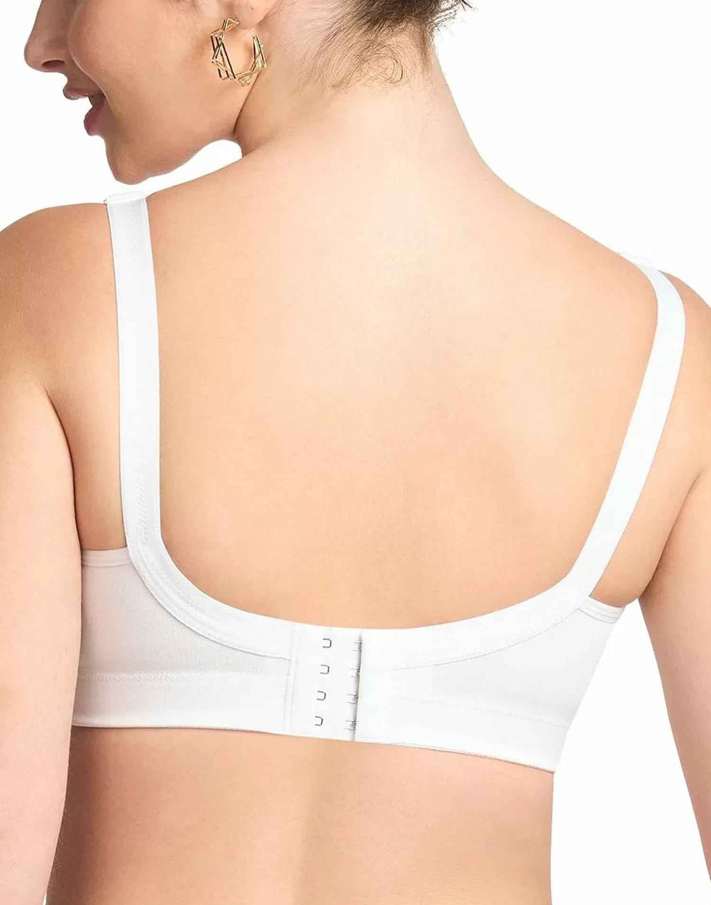 NON PADDED BRA RIZA T FIT WHITE E6778 050326BR - ELENTRA DESIGNS BY NIMI HEINS
