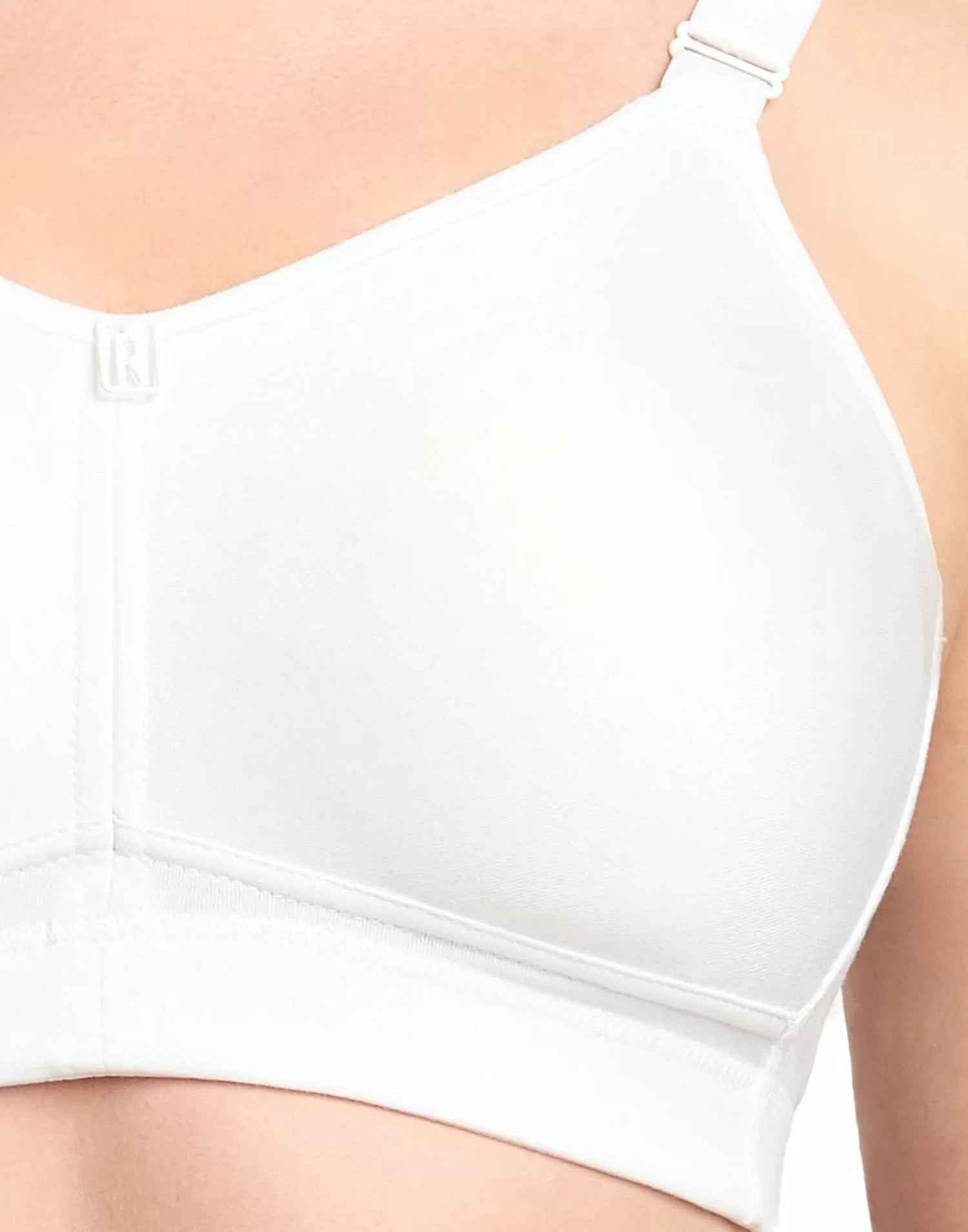 NON PADDED BRA RIZA T FIT WHITE E6778 050326BR - ELENTRA DESIGNS BY NIMI HEINS