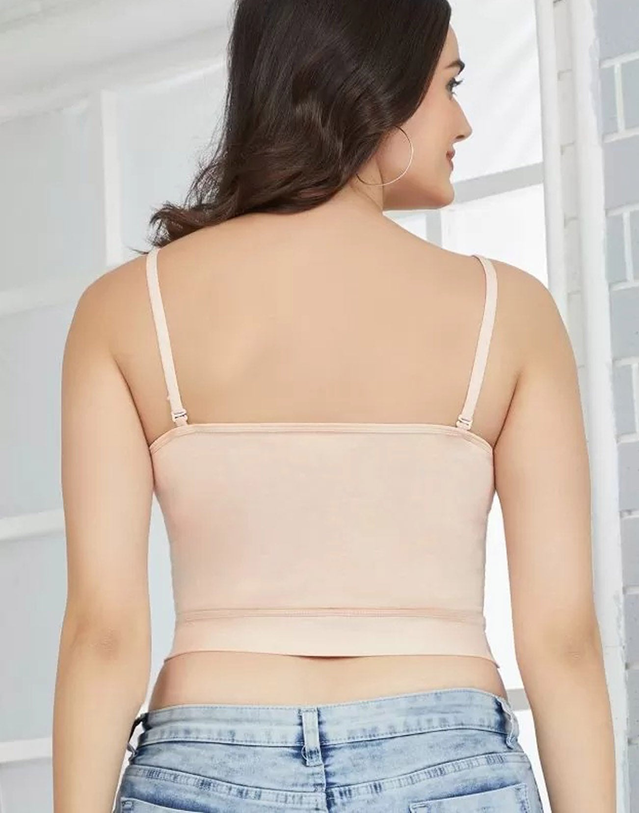 CAMISOLE RIZA CROP TOP U CUT SKIN E6931 280426CL - ELENTRA DESIGNS BY NIMI HEINS