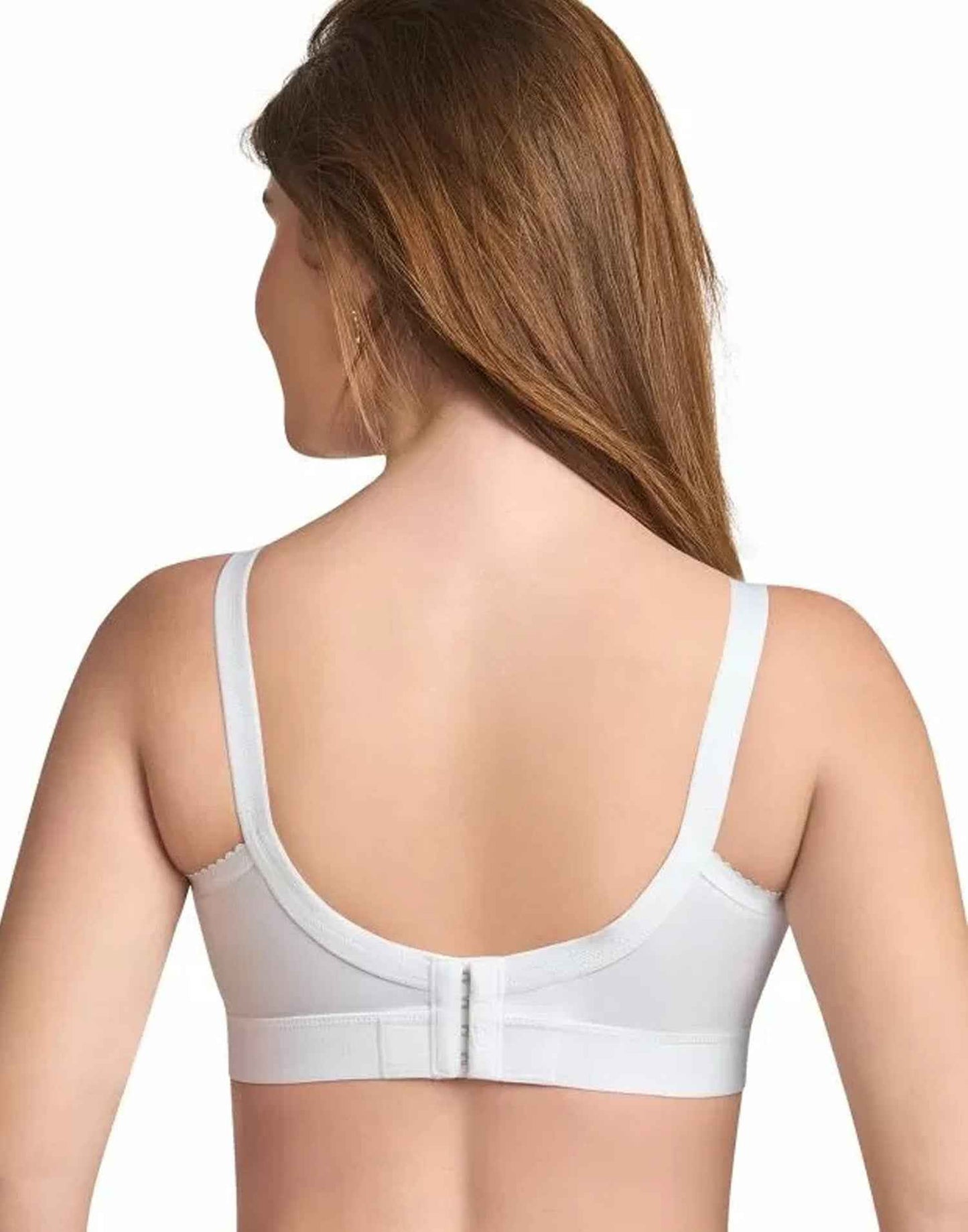 NON PADDED BRA RIZA KRUTHIKA PLAIN WHITE E6832 160326BR - ELENTRA DESIGNS BY NIMI HEINS