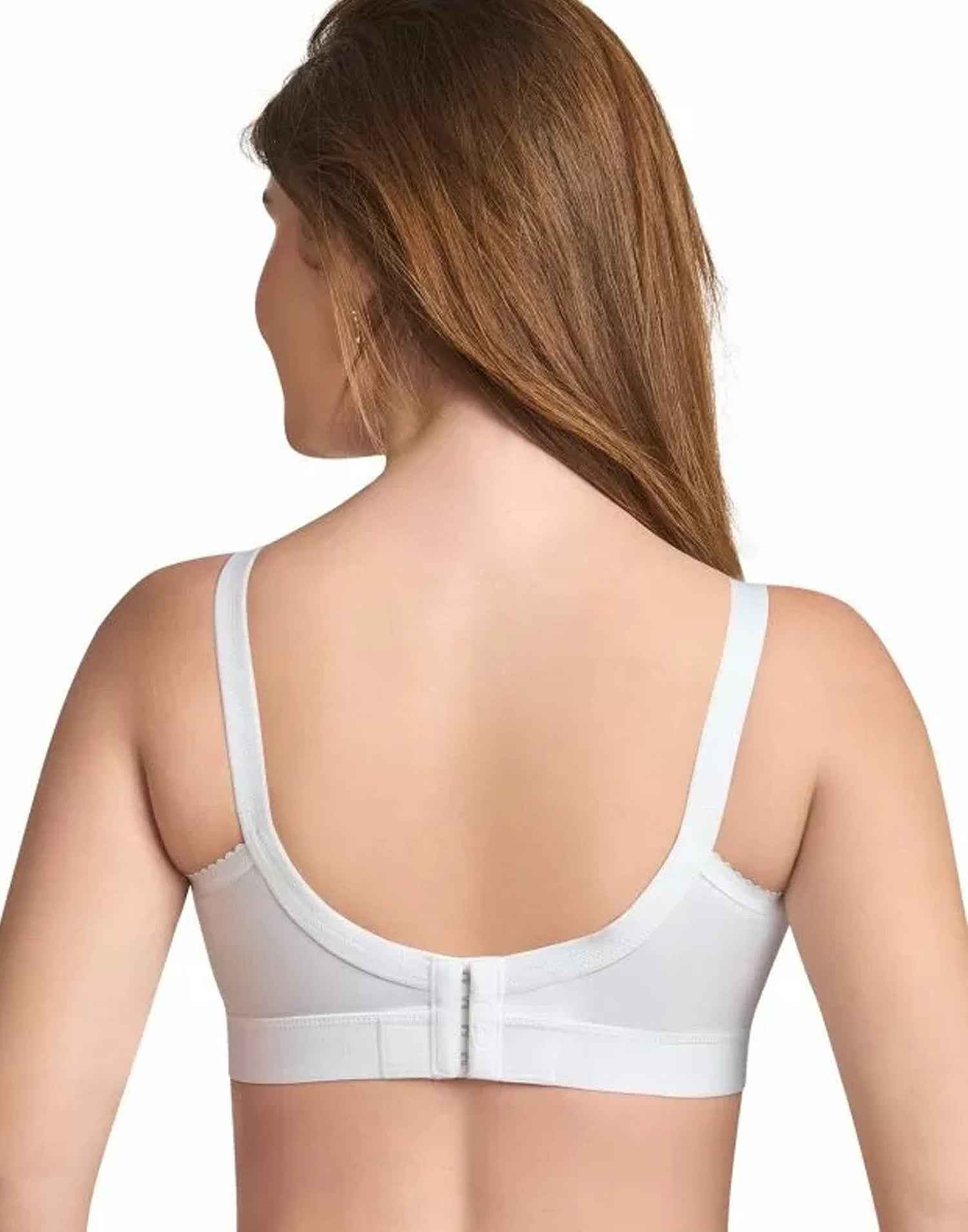 NON PADDED BRA RIZA KRUTHIKA PLAIN WHITE E6832 160326BR - ELENTRA DESIGNS BY NIMI HEINS