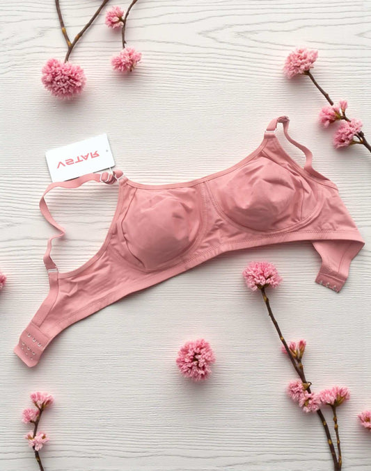170925BR (E6430) VSTAR NON PADDED BRA - Withered Rose