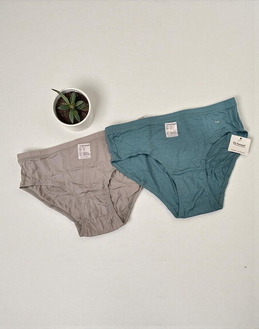 PANTY VSTAR HIPSTER (2 in 1 COMBO) ASSORTED 10 E6419 E6420 130126PS - ELENTRA DESIGNS BY NIMI HEINS
