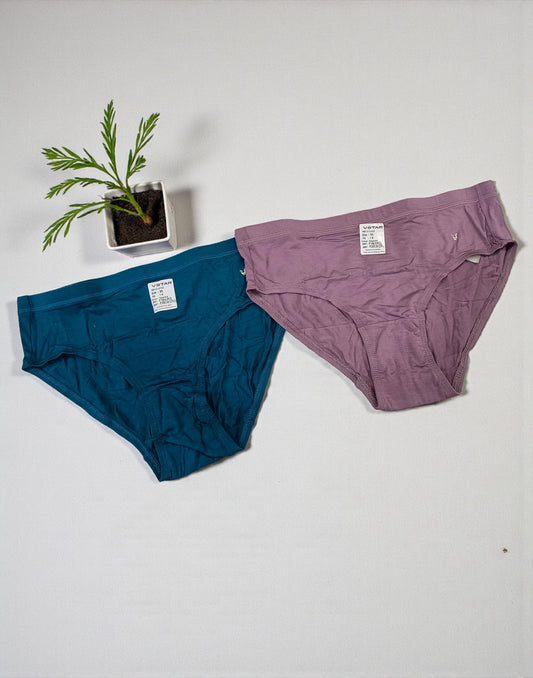 PANTY VSTAR HIPSTER (2 in 1 COMBO) ASSORTED 3 E6419 E6420 130126PS - ELENTRA DESIGNS BY NIMI HEINS