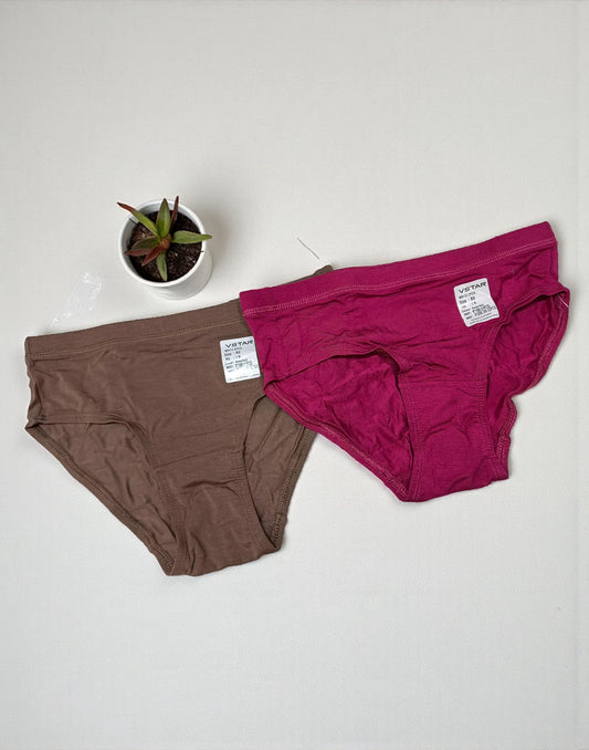PANTY VSTAR HIPSTER (2 in 1 COMBO) ASSORTED 20 E6419 E6420 130126PS - ELENTRA DESIGNS BY NIMI HEINS