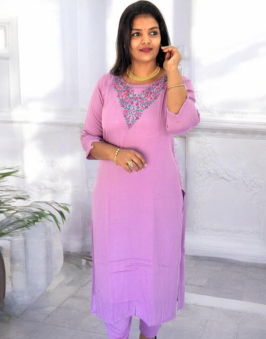 290325H (E5481) CO-ORD SET - Lavender