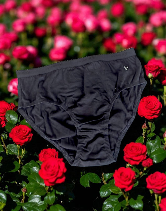 050825PS (E4345) VISMAY NIVYA PANTIES - Black