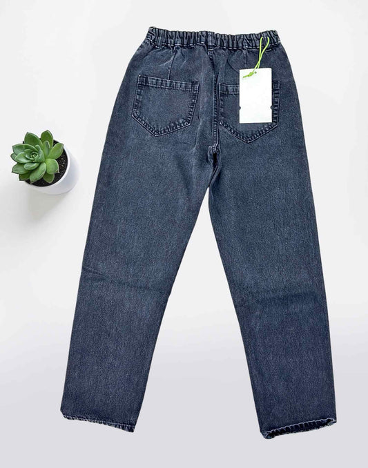 MOM FIT JEANS BLACK E6819 150326MJ - ELENTRA DESIGNS BY NIMI HEINS