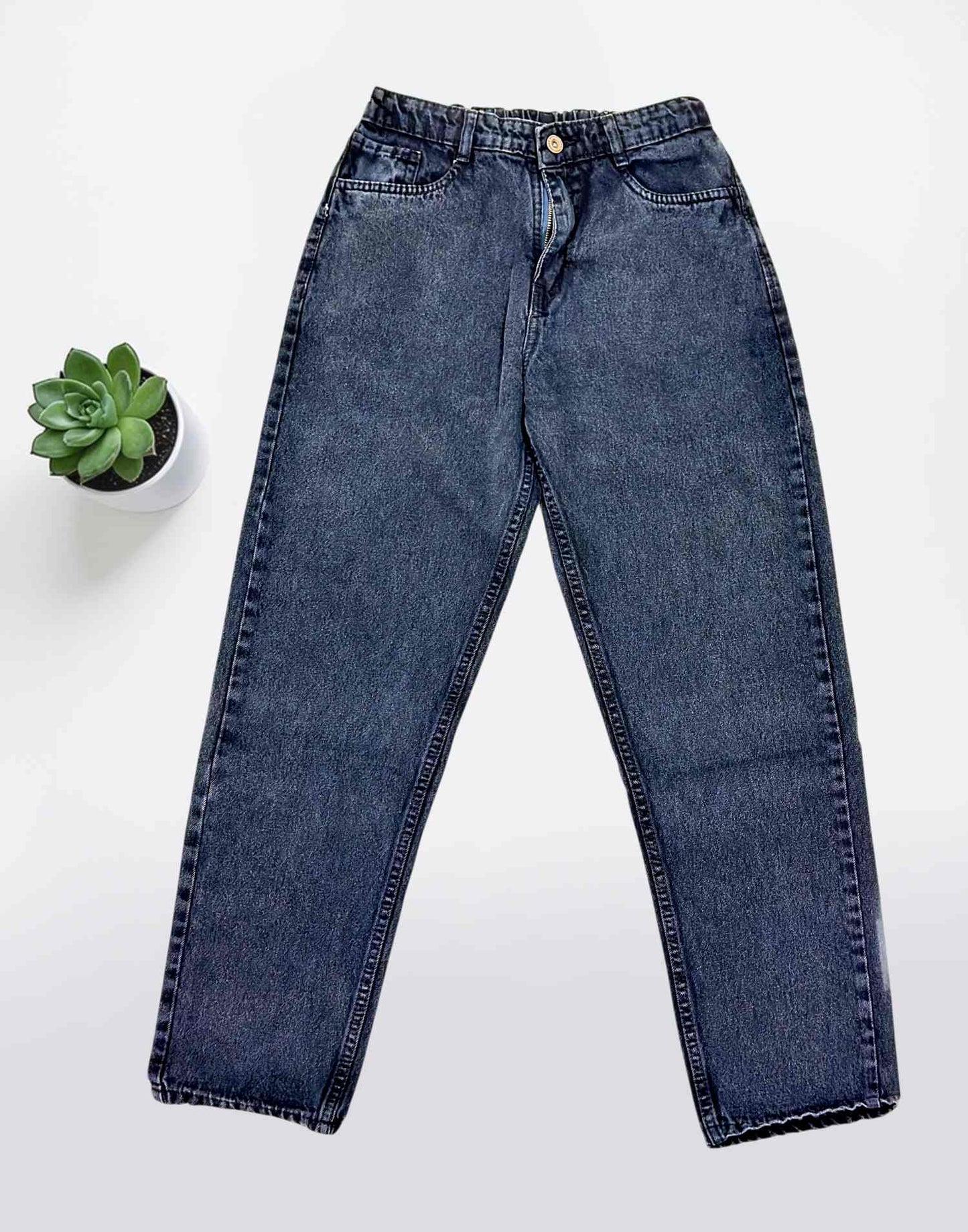 MOM FIT JEANS BLACK E6819 150326MJ - ELENTRA DESIGNS BY NIMI HEINS