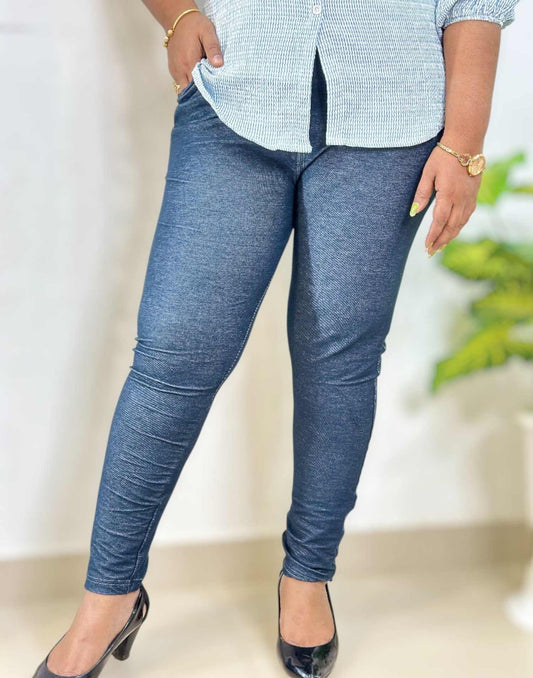 060925JB (E6320) JEGGING - Blue