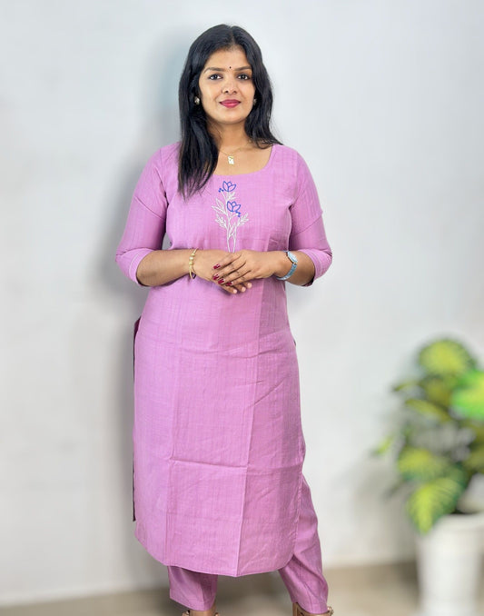 230825CS (E6427) CO-ORD SET - Onion Pink