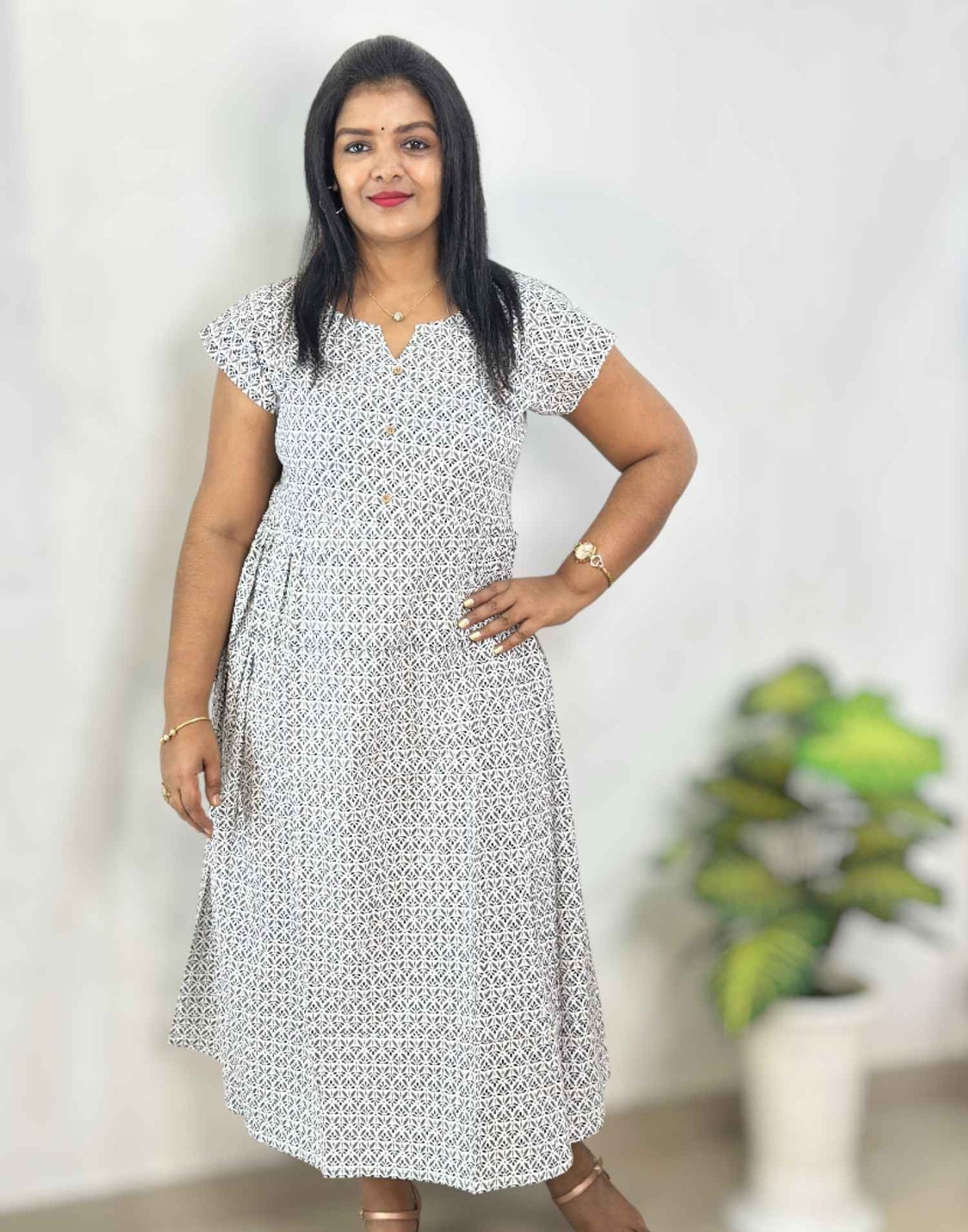 041125DK (E6608) DRESSES - White