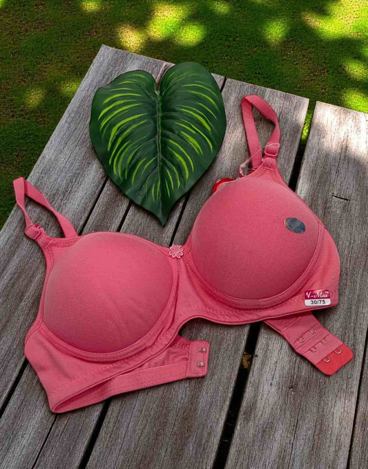 121025BR (E6071 - E6072) V-MAX PADDED BRA - Peaches Pink