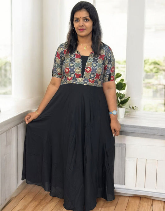 220225V (E5356) NEW ARRIVAL - Maroon Black