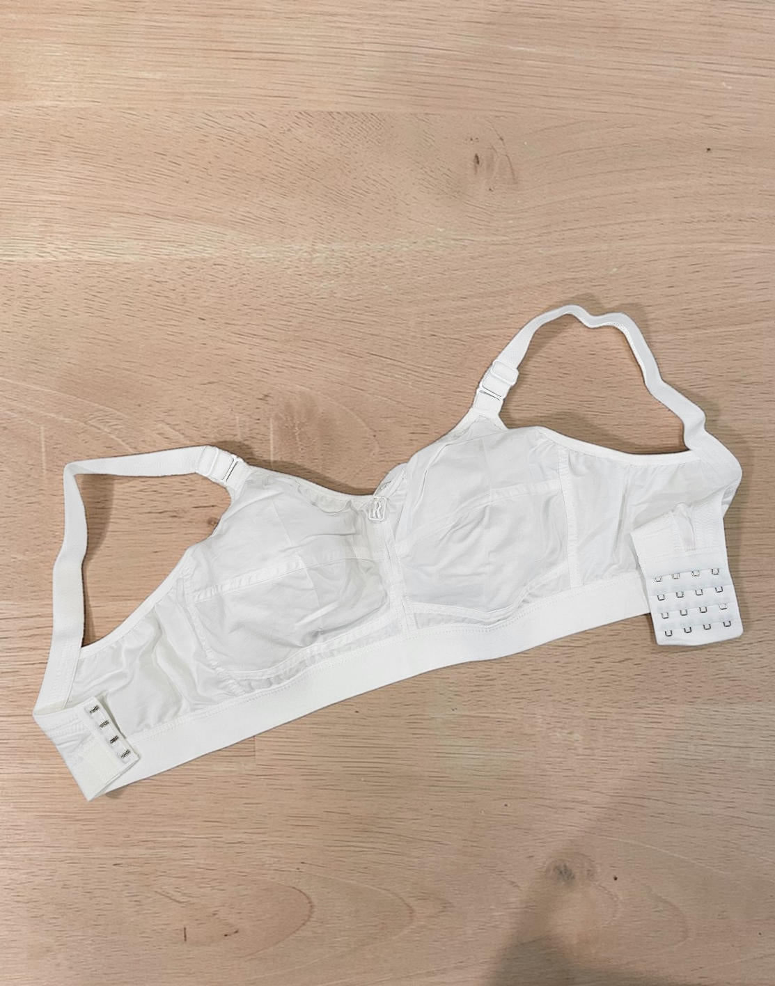 NON PADDED BRA RIZA COTTON FIT WHITE E6776 280226BR - ELENTRA DESIGNS BY NIMI HEINS
