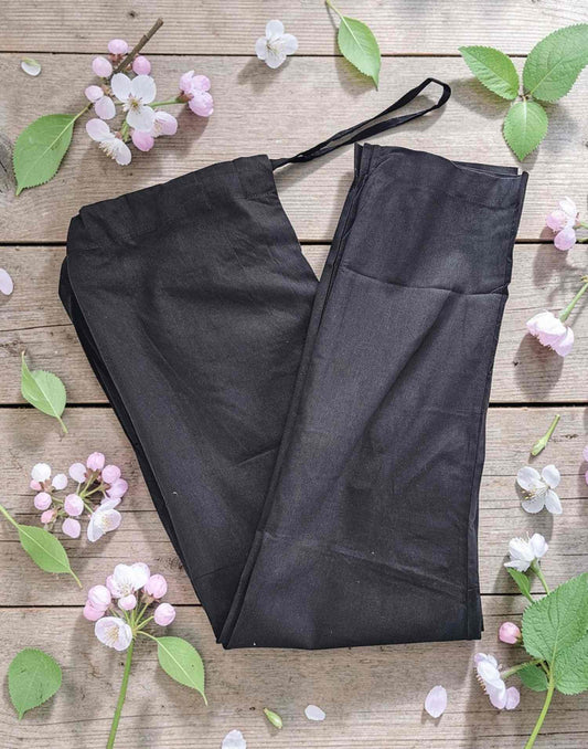 KURTI PANT PURE COTTON BLACK E4289 090326BW - ELENTRA DESIGNS BY NIMI HEINS