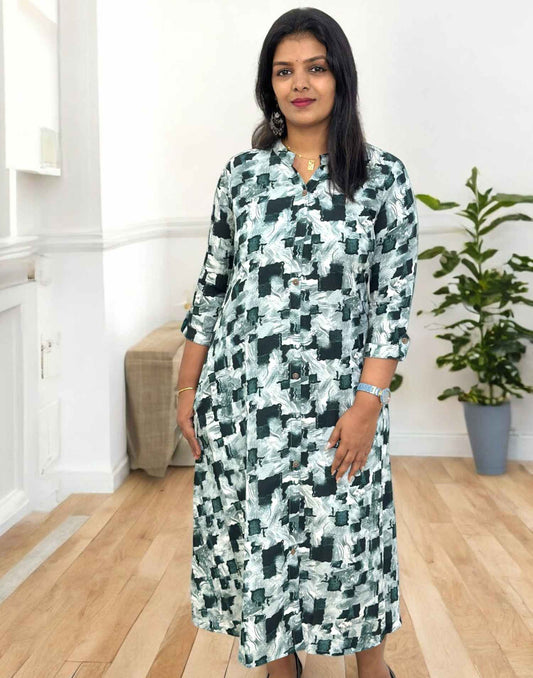 060325E (E5395) BUDGET BUY A-LINE - Dark Green