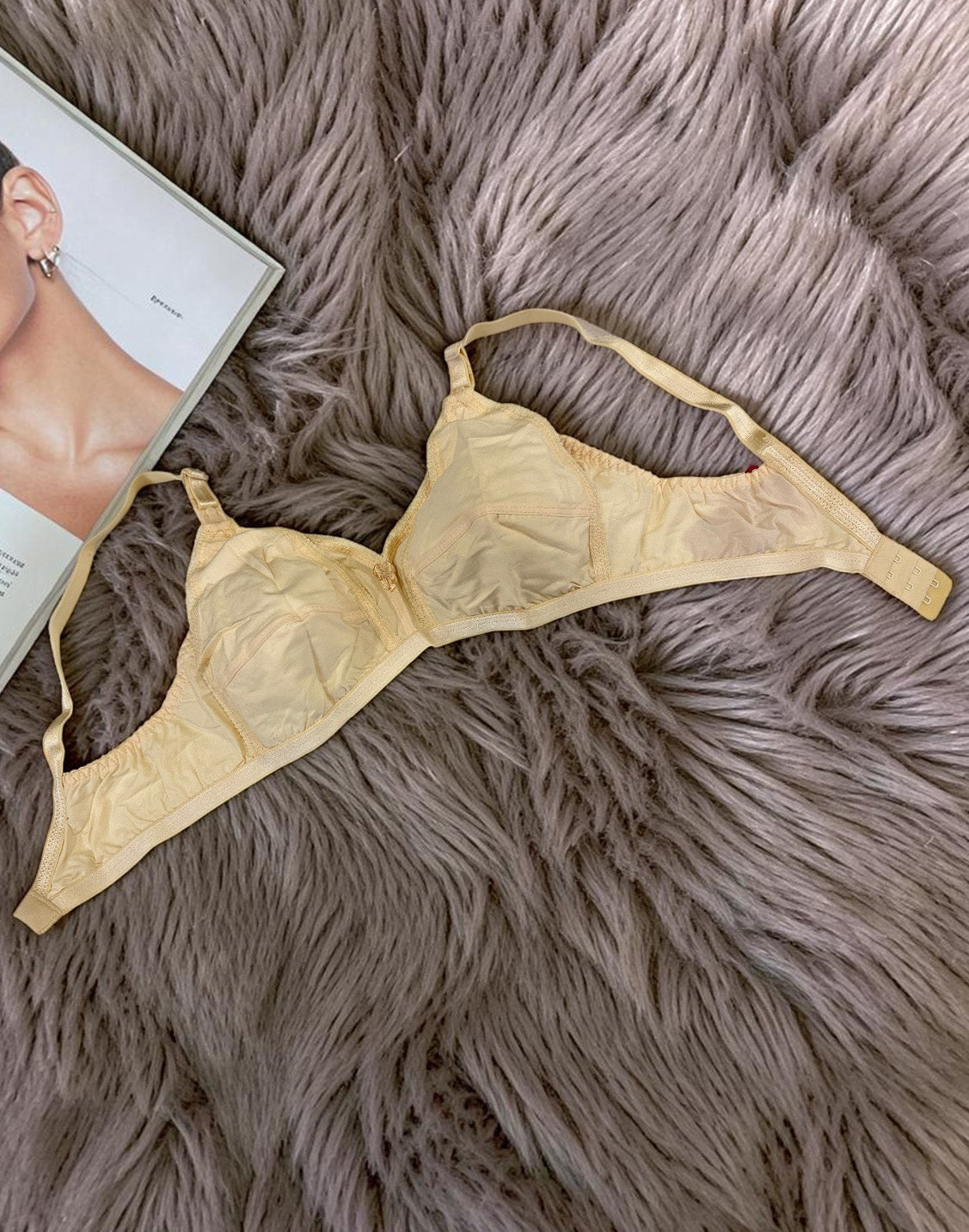 NON PADDED MATERNITY BRA BRIDA NATURALS SKIN B4U314 010626BR - ELENTRA DESIGNS BY NIMI HEINS