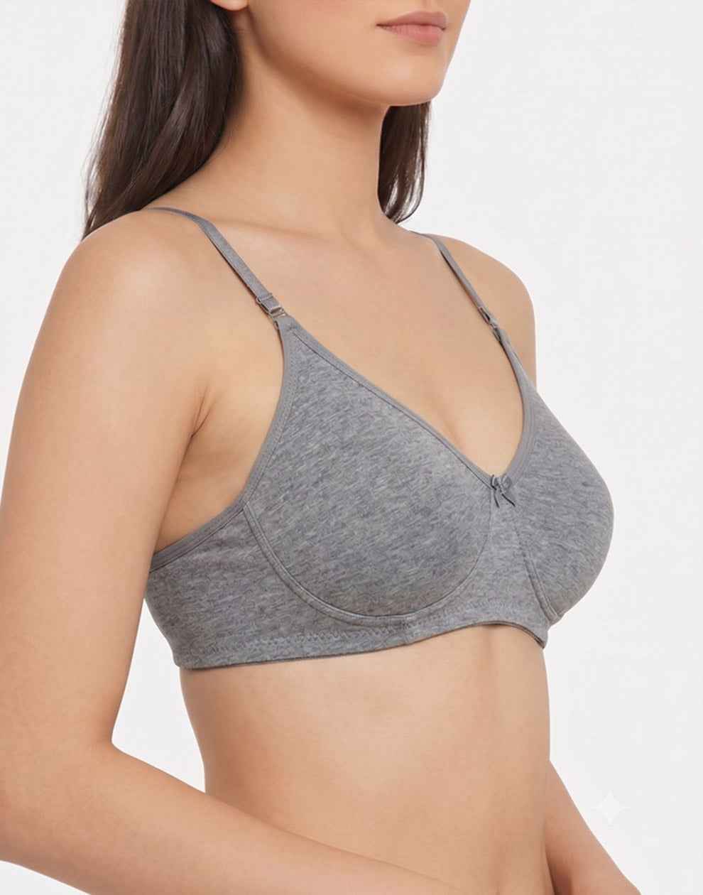 NON PADDED BRA BRIDA MONICA GRAY E6444 220925BR
