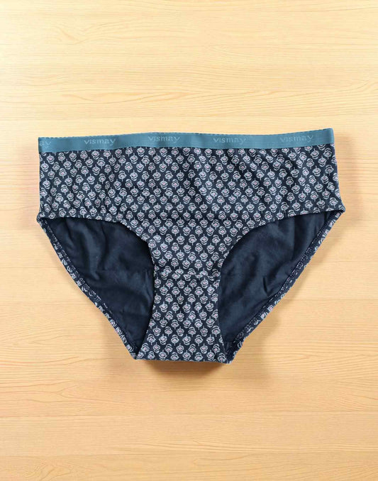 310725PS (E4347) VISMAY HAVEN HIPSTER PANTIES - Gray