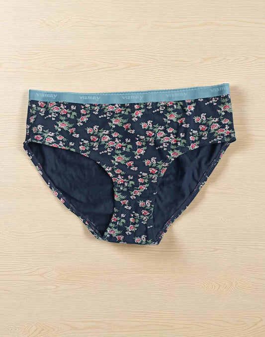 310725PS (E4347) VISMAY HAVEN HIPSTER PANTIES - Dark Blue