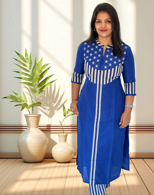 030325X (E5379/E5381/5401/5402) CO-ORD SET - Royal Blue