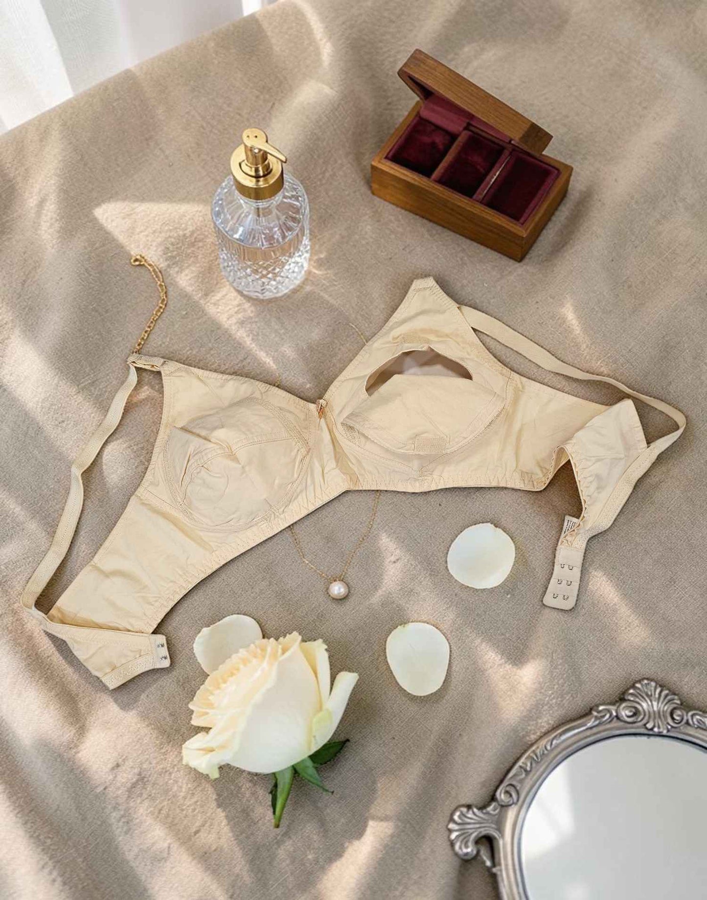 NON PADDED MATERNITY BRA BRIDA BABY LOVE SKIN B4U589 070726BR