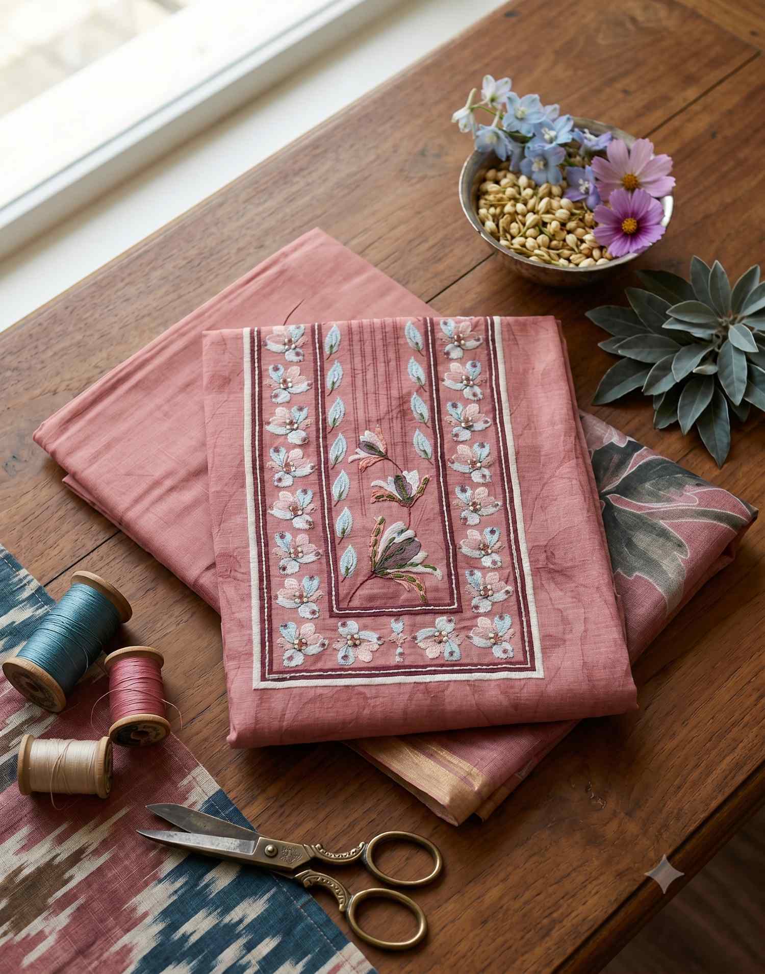 Women’s ethnic salwar suit with elegant traditional design