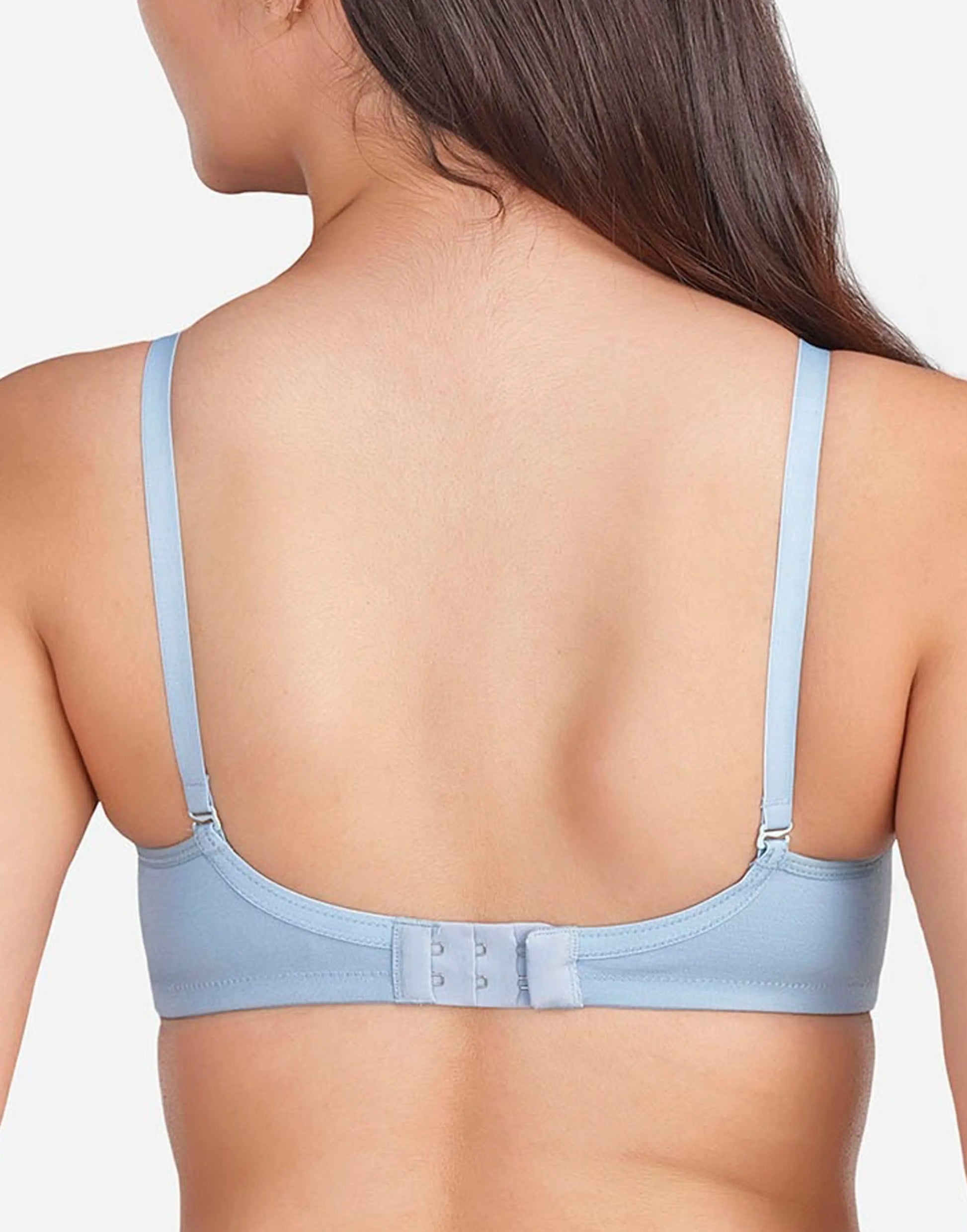 NON PADDED BRA VSTAR DAILY MOULD ESSENTIAL GLACIER LAKE E3429 130626BR - ELENTRA DESIGNS BY NIMI HEINS