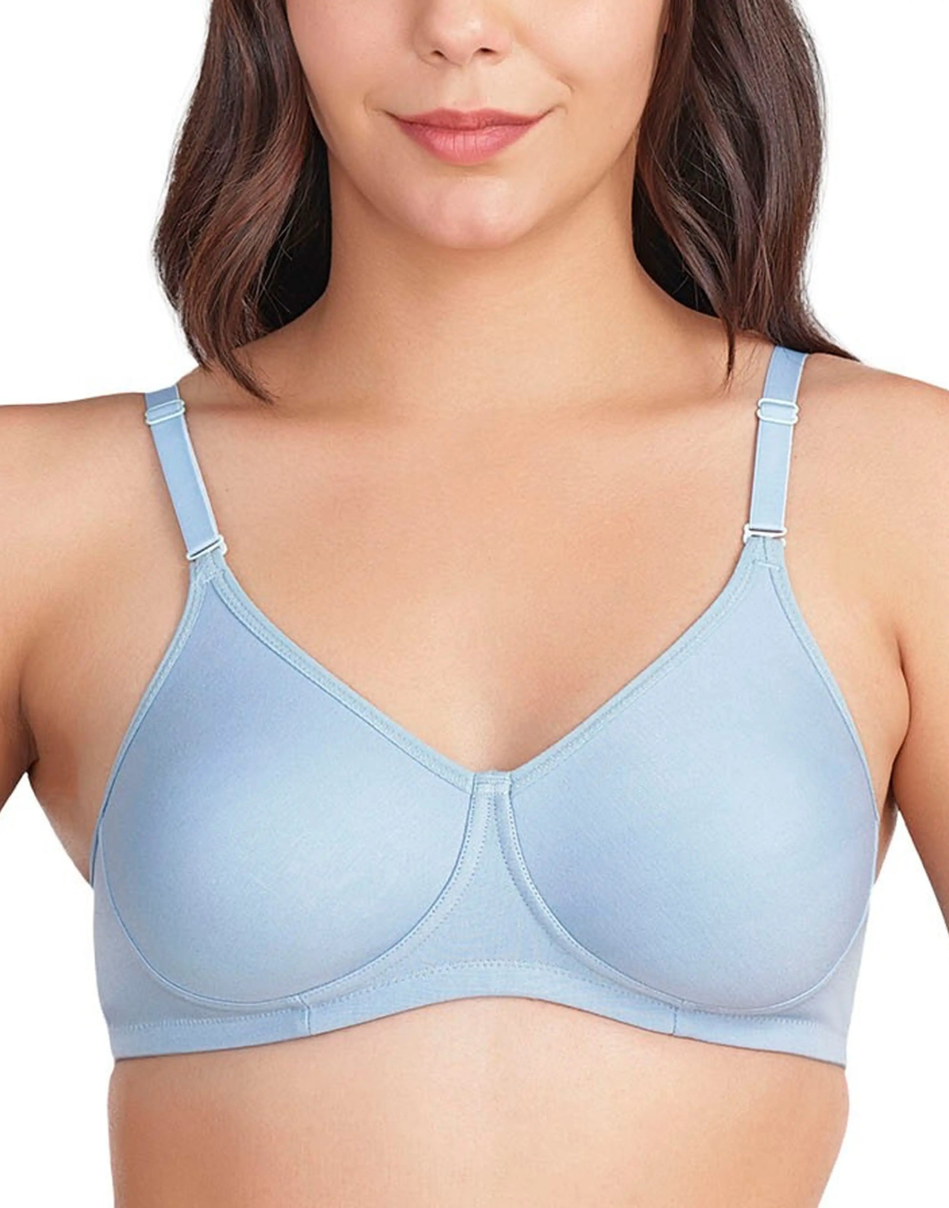 NON PADDED BRA VSTAR DAILY MOULD ESSENTIAL GLACIER LAKE E3429 130626BR - ELENTRA DESIGNS BY NIMI HEINS