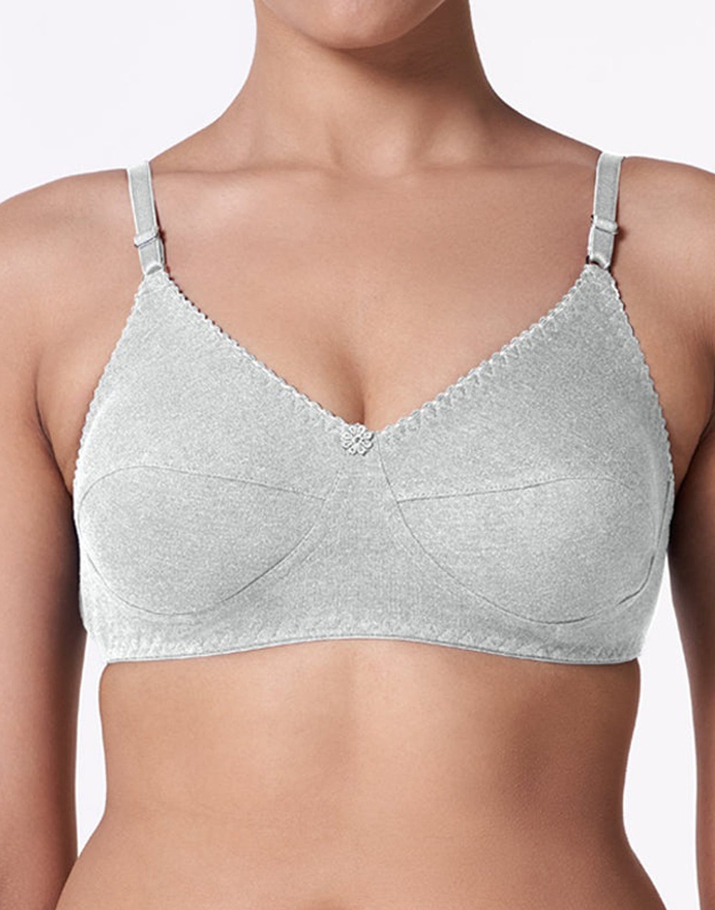 NON PADDED BRA BLOSSOM WINNERS GRAY MELANGE E1571 230626BR