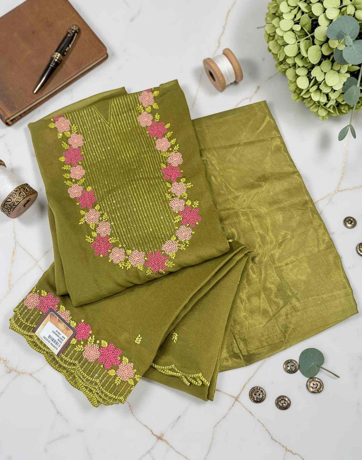 Women’s ethnic salwar suit with elegant traditional design