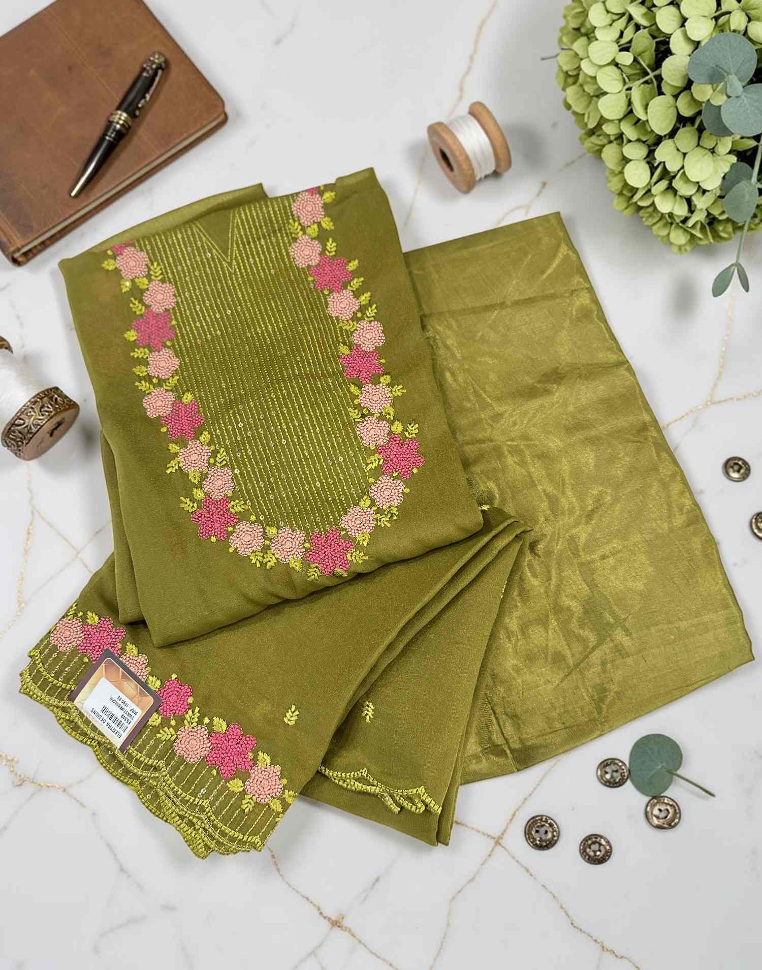 Women’s ethnic salwar suit with elegant traditional design