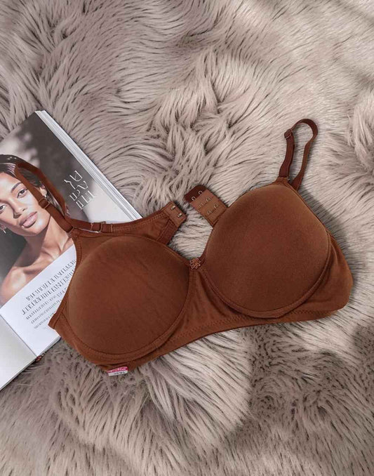 PADDED BRA V-MAX CHOCOLATE E6071-E6072 310526BR